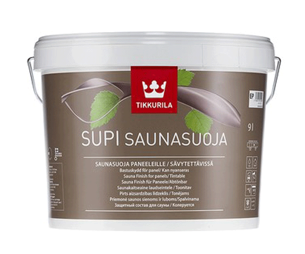  лак для сауны Tikkurila Supi Saunasuoja (Супи Саунасуоя .