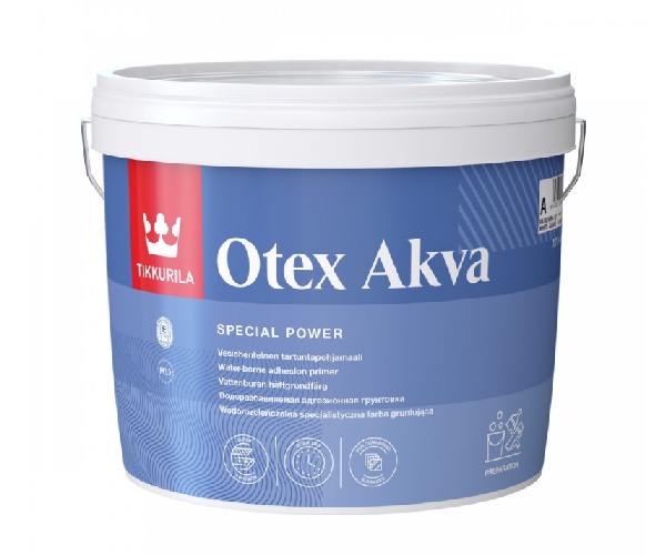 Водная грунтовка Tikkurila Otex Akva (Отекс аква)  (0,9 л, 2,7 л .