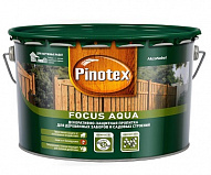 Пропитка для дерева и заборов Pinotex Focus Aqua с воском
