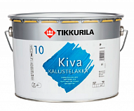 Износостойкий лак для стен и мебели Tikkurila Kiva 10, 30, 50, 70 (Кива)