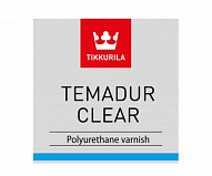 Двухкомпонентный полиуретановый лак Tikkurila Temadur Clear (Темадур Клиэ)