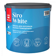 Краска для потолка Tikkurila SIRO WHITE(Сиро Уайт)